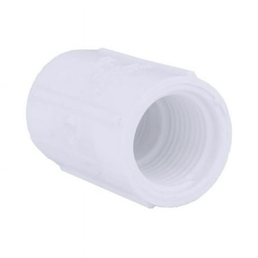 Charlotte Pipe PVC021020500, PVC, 0.5 in. Schedule 40 Coupling Pipe Fittings