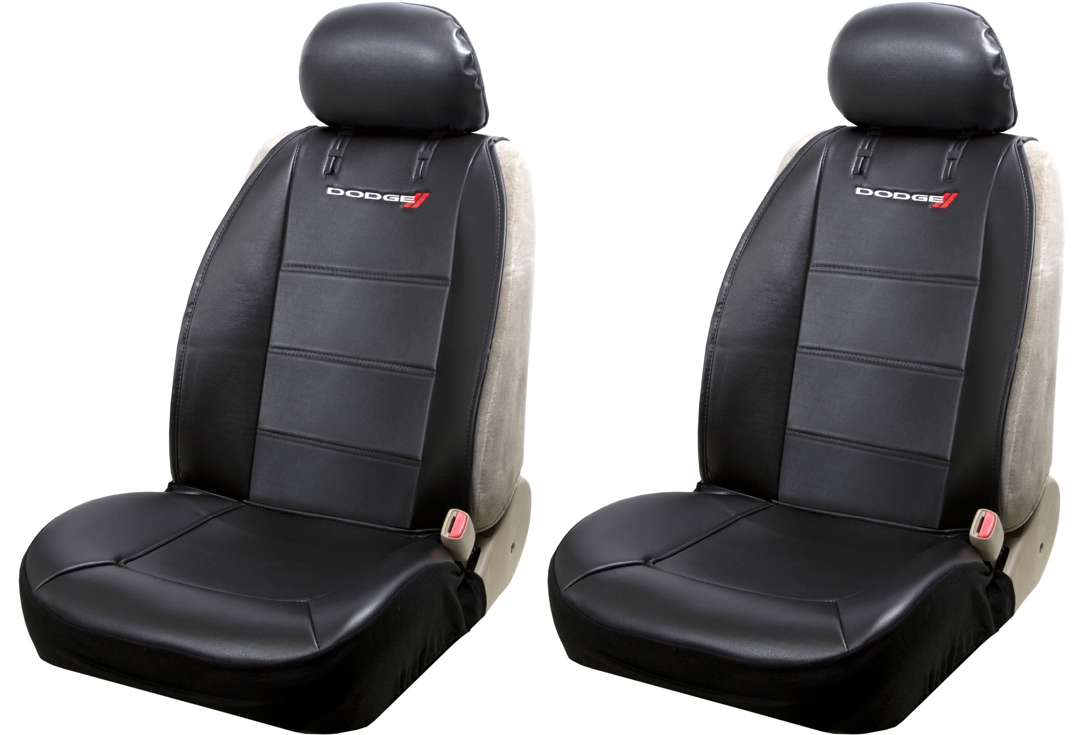 Official Licensed 2 Piece Synthetic Leather Sideless Seat Covers 2