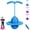 BLUE, variant on Balance Jumping Ball, Heavy-Duty 600lb Pogo Bouncer with Handle & Air Pump, Silent Non-Slip Fitness Hopper for Kids & Adults Fun