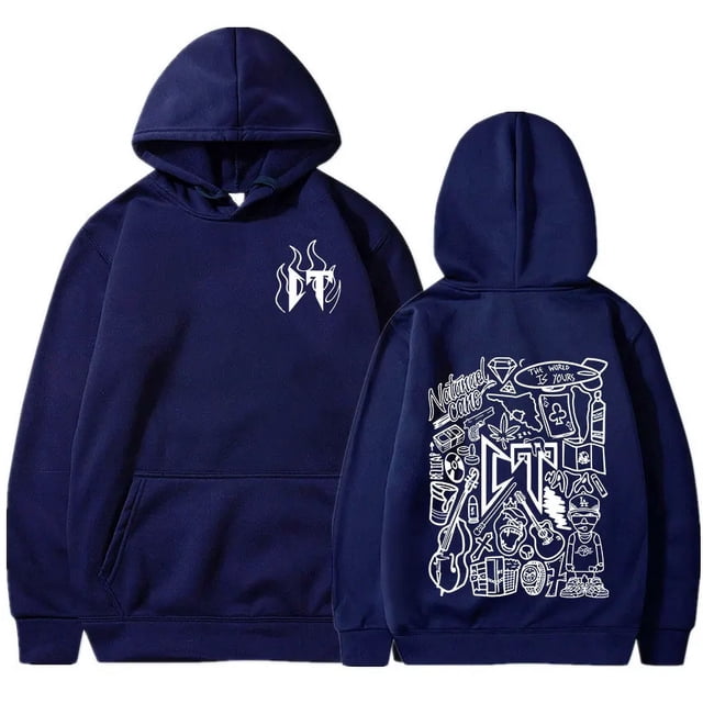 Sudadera con capucha de rapero Natanael Cano Corridos Tumbados para hombre y mujer, sudaderas con capucha Vintage a la moda, jerséis góticos de Hip Hop, ropa de calle