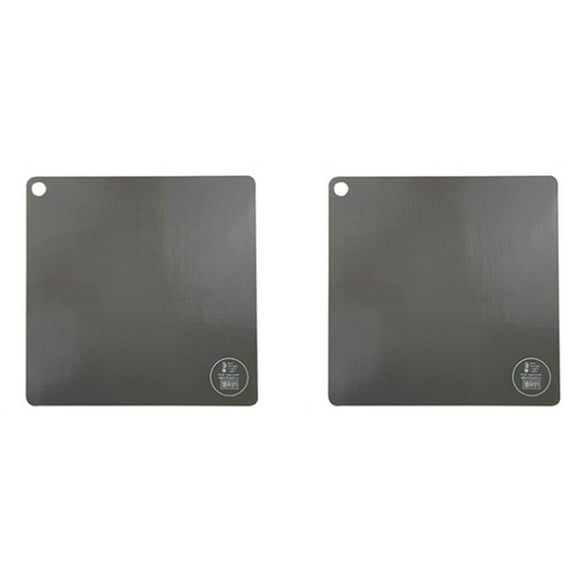 2X Induction Cooktop Mat Nonslip Induction Cook Top Pad Silicone Heat Insulated Mat Reusable Refrigerators and Ovens B