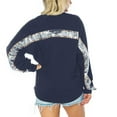 thumbnail image 2 of Women's Gameday Couture  Navy New York Red Bulls Long Sleeve Sequin T-Shirt, 2 of 2