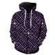 thumbnail image 1 of Sudadera con capucha y cremallera para hombre, con estampado geométrico abstracto, unisex, para adolescentes, estilo Harajuku, estilo hip hop, informal, de manga larga, 1 of 6