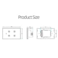 thumbnail image 4 of WiFi US pour Mur Intelligent Interrupteur Tactile Fonctionne avec pour HomeKit Fil Neutre Mode Double, 4 of 5