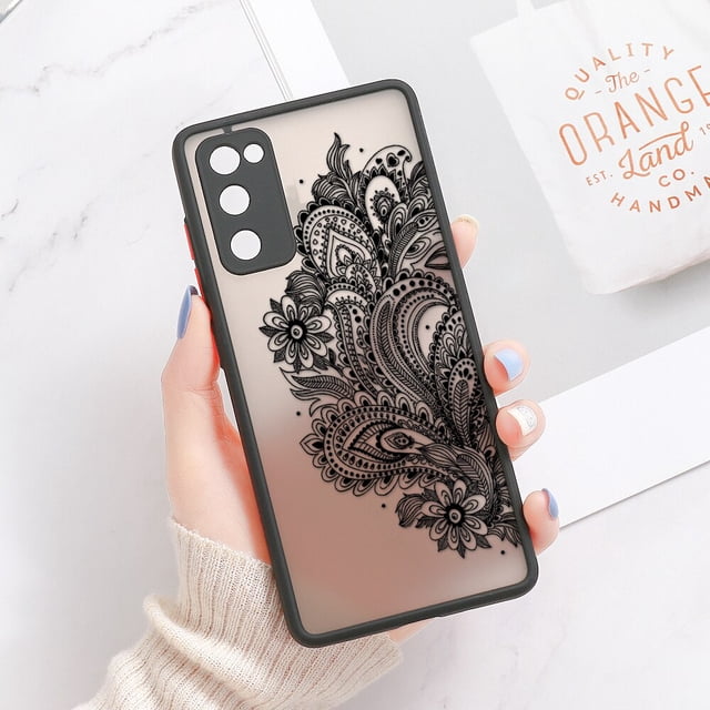 Funda de Mandala para Samsung S20 FE, carcasa dura mate para Samsung Galaxy S23 Ultra S22 S21 FE A53 5G A33 A13 A54 A34 A52 A12 qiuyongming unisex
