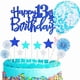 thumbnail image 1 of Pastel de feliz cumpleaños número 13 Decoraciones para hornear para fiesta oficial de adolescentes número 13, 1 of 6