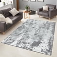 thumbnail image 5 of MDA Home Petra Gray Contemporary Polypropylene Area Rug - 2'8" x 8'1", 5 of 5