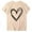 Khaki, variant on ZVNAΖH Womens Love Heart Graphic Tees Crew Neck Short Sleeve T Shirt Summer Casual Tops