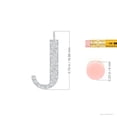 thumbnail image 3 of ANGARA Natural Diamond Capital "J" Initial Pendant in 14K White Gold for Women (Size-1.3mm| Color-G| Clarity-VS2) | April Birthstone, Anniversary, Jewelry Gift for Women | Natural Diamond Necklace, 3 of 7