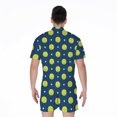 thumbnail image 2 of Tennis Sport Pattern Short Sleeve Men'S Rompers, Tennis Player Sports Casual Summer Jumpsuits Outfit, 2 of 4