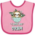 thumbnail image 3 of Inktastic Teacup Raccoon I Love My Gram Boys or Girls Baby Bib, 3 of 4