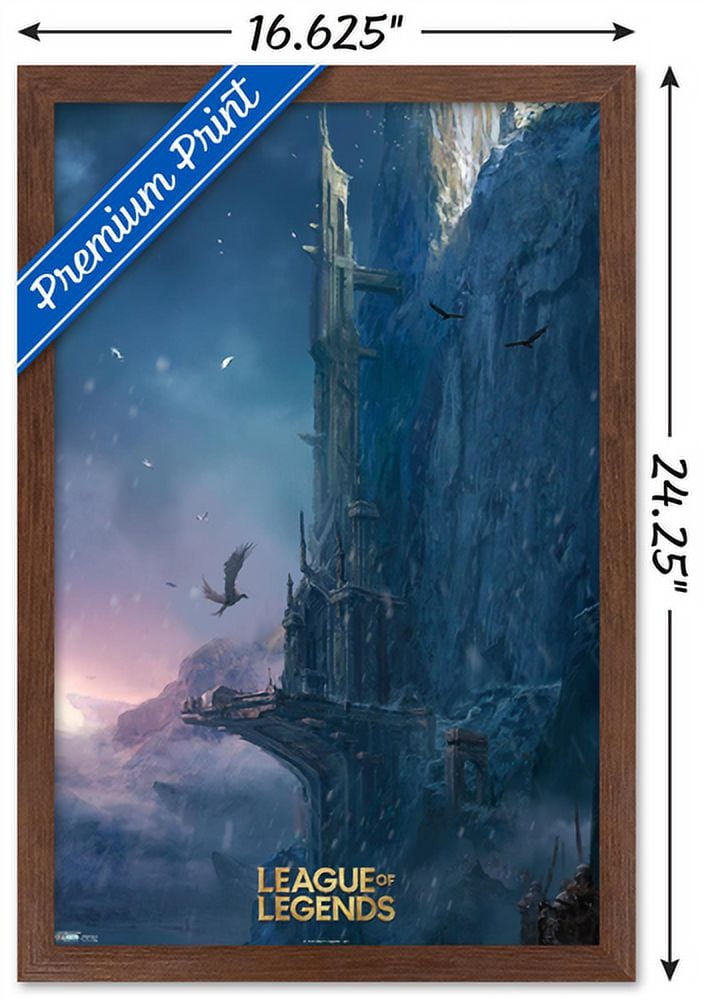 League of Legends - Howling Abyss Wall Poster, 14.725" x 22.375", Framed