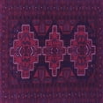 thumbnail image 1 of Ahgly Company Indoor Square Persian Purple Traditional Area Rugs, 8' Square, 1 of 4