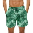 thumbnail image 2 of PNTUTB Summer Men's Fashion Printed Casual Loose Comfortable Drawstring Waistband Beach Shorts with Pockets, 2 of 6