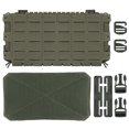 thumbnail image 1 of Molle Pango delantero Flap Pouch la placa Multi-Usos Mag Bouches Triple Magazine con almohadilla transpirable para plataforma cofre del portador placas, 1 of 9