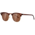 thumbnail image 1 of AEVOGUE Gafas de sol polarizadas para mujeres y hombres Gafas de sol retro con montura semi sin montura AE0369, 1 of 1