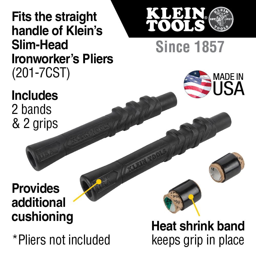 Klein Tools M200ST 4-Piece Comfort Grip Kit for Ironworker's Slim-Head Pliers