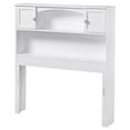 thumbnail image 1 of Twin Bookcase Headboard in White, 1 of 3