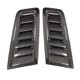 thumbnail image 1 of GSRECY Kit universal de pala de ventilación para capó, rejillas de entrada de flujo de aire, cubierta para embellecedor de capó, compatible con Focus RS ST MK2 Style (aspecto de fibra de carbono), 1 of 5