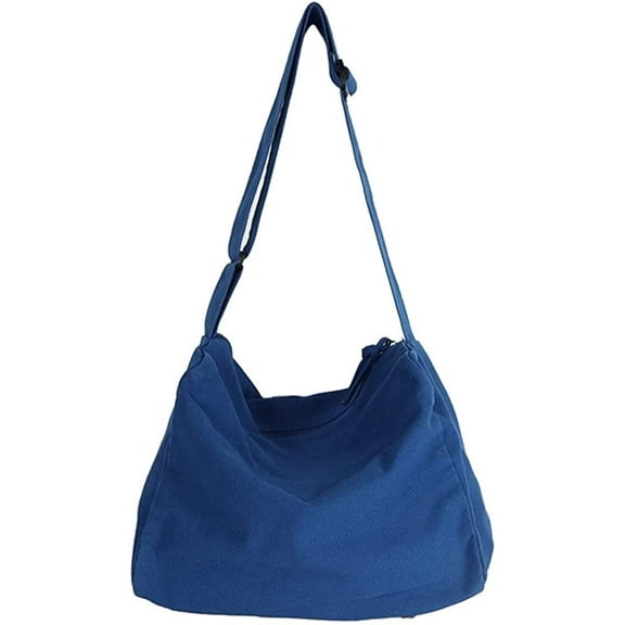 CoCopeaunt Fashion Canvas Shoulder Bag for Women Men Teen Retro Large Hobo Crossbody Bag Satchel
