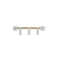 thumbnail image 6 of Resi Coat Wall Rack 3 Hooks, Wood and White, 6 of 7