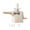 A001- Beige, variant on Sausage Stuffer, Sausage Stuffer Machine, Manual Hand Crank, -Grade Plastic, Beef Stick Maker, 4 in Barrel, Gray, 4 Nozzles, 1 Plunger, 1 Pc Set, Home Kitchen Meat Processing