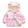 thumbnail image 1 of Baby Toddler Boys Girls Winter Down Coats with Hoods, 5-6 Years, 1 of 2