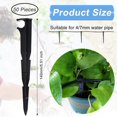 thumbnail image 2 of 50 Pieces Irrigation Drip Holder, Hose Holder Kalolary Tube 4/7 mm Vegetable Gardens Flower Beds Planting Tools Lawn Watering System Garden Supplies (, 2 of 4