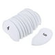 thumbnail image 5 of Cubierta de la cabeza del hierro del golf Sharpla 12 piezas Deluxe PU cuero Golf Clubs Headcover regalo Blanco, 5 of 8