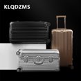 thumbnail image 3 of KLQDZMS-maleta nueva con cubierta de carrito de gran tamaño, bolsa de viaje estilo carrito de 22 ", 24", 26 ", 28", 32 pulgadas, con ruedas, equipaje rodante, 3 of 4