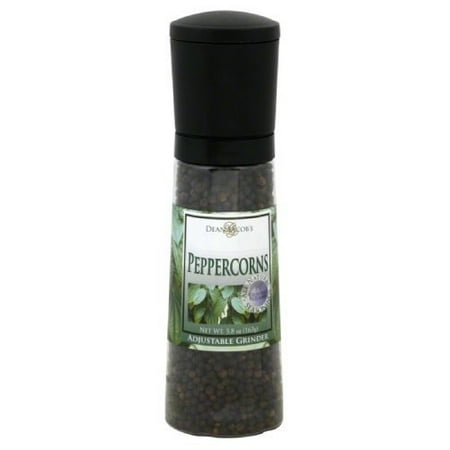Dean Jacobs Grinder Jumbo Black Peppercorns, 5.8-Ounce
