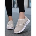 thumbnail image 6 of Unisex Wide Width Walking Shoes with Adjustable Closure – Anti-slip Comfort Sneakers Air Cushion Sole, Easy Fit for Sensitive Feet, 6 of 7