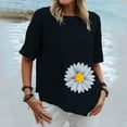 thumbnail image 2 of Birdeem Mode Femmes Été Décontracté Manches Courtes Col Rond Blouse Imprimée T-Shirt, 2 of 4
