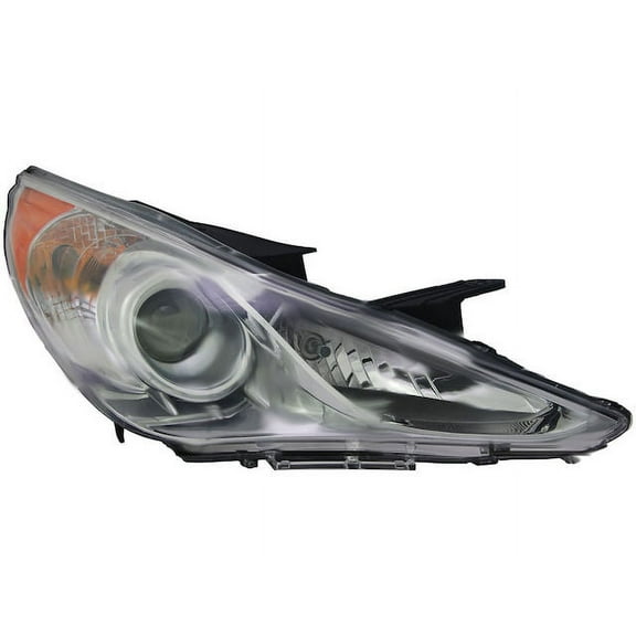 Right Headlight Assembly - Compatible with 2011 - 2014 Hyundai Sonata Sedan 2012 2013