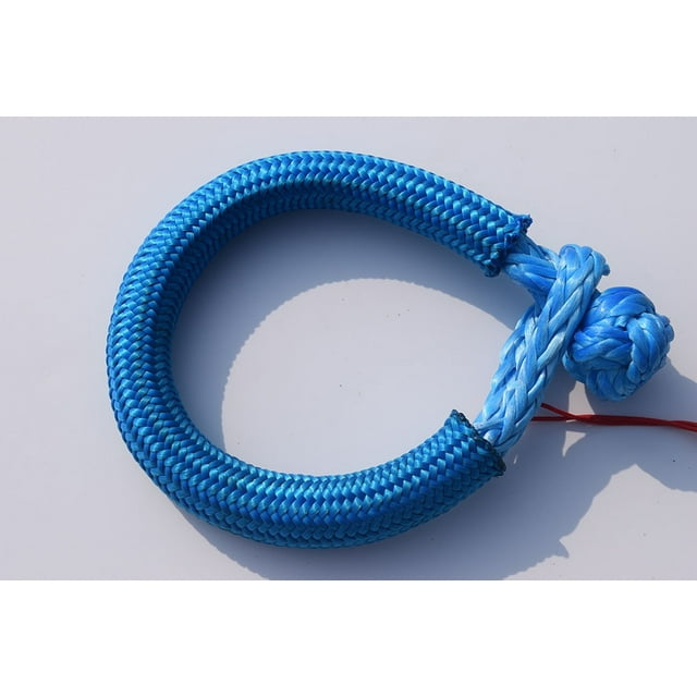 6mm*80mm Soft Shackles,Rope Shackle for Offroad Parts,UHMWPE Shackle for ATV UTV SUV Recovery Towing ,Easy to Use