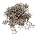 thumbnail image 4 of 100Pcs Studs Clavos De Remache Spots Nailhead Leathercraft Cool 12mm - Plata Sunnimix Star Metal Studs Rivets, 4 of 7