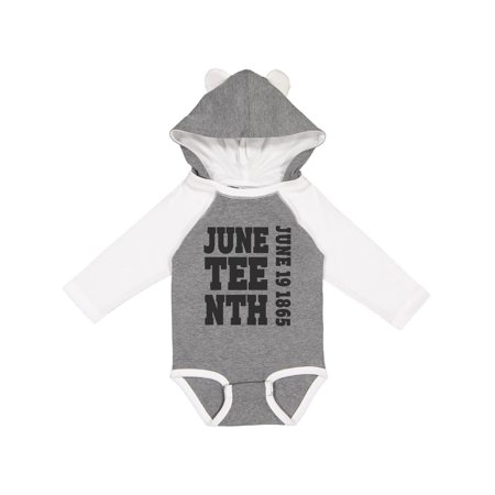 

Inktastic Juneteenth June 19 1865 Gift Baby Boy or Baby Girl Long Sleeve Bodysuit