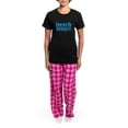 thumbnail image 4 of CafePress - Beach Please Pajamas - Women's Short Sleeve Print T-Shirt and Pants Dark Cotton Pajama Set, 4 of 7