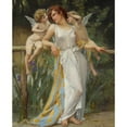 thumbnail image 3 of Guillaume Seignac 15x18 Black Modern Framed Museum Art Print Titled - Psyche with Putti, 3 of 5