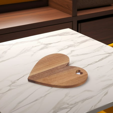 

WHAMVOX Heart Shaped Cutting Board 2Pcs Wooden Charcuterie Plate For Home Use And Special Occasions