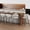 Ivory Square-Footrest, variant on Andeworld 24'' Barstools set of 2, Modern Velvet Bar Stools with Woven Back, Counter Height Barstools with Upholstered Seating, Round Footrest, Grey