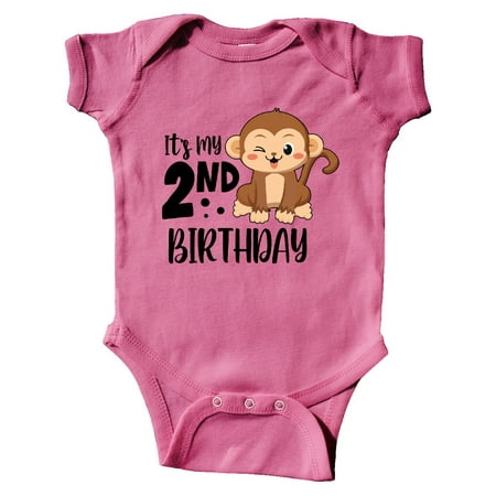

Inktastic Monkey Its My 2nd Birthday Gift Baby Boy or Baby Girl Bodysuit