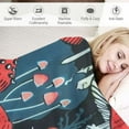thumbnail image 3 of Qinduosi Mushroom Blanket Gifts for Kids Adults Soft Warm Lightweight Cozy Forest Throw Blankets for Bed Living Room Sofa Couch Birthday Decorin, 3 of 6