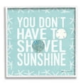 thumbnail image 4 of Stupell Industries Don't Have to Shovel Sunshine Funny Nautical Winter, 24 x 24, Design by Stephanie Workman Marrott, 4 of 5