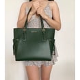 thumbnail image 2 of Michael Kors Voyager Travel Shoulder Tote Moss Green Small Crossgrain Leather, 2 of 5
