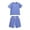 Blue, variant on RTKFRFLM Boys 2-Piece Summer Set Relaxed Fit Short Sleeve T-Shirt and Shorts Outfit Blue 7-8 Years