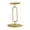 Gold-DM-home supplies, variant on LEFTHIGH Home Scandinavian O-Shaped Iron Candlestick Gold Black 3.94x3.54in Modern Centerpiece Table Party Decor Holiday Gift
