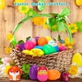 thumbnail image 4 of Paquete de 20 huevos de Pascua precargados con juguetes de animales blandos, 4 of 7