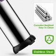 thumbnail image 4 of Automatic Soap Dispenser 280ml/9.56oz 3 Adjustable Level Motion Sensor Smart Hand Sanitizer Dispenser Stainless Steel Body with Waterproof Base for Bathroom, 4 of 10