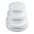 thumbnail image 5 of FloraCraft CraftFōM Round Cake Form White, 4" x 8", 12 Pack, 5 of 9